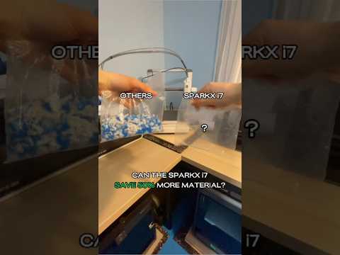 Can SPARKX i7 really reduce filament waste by 50%? 🤓