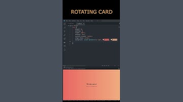 🚀 Create a Rotating Card Effect!  🚀 HTML CSS TUTORIAL #shorts #shortvideo  #css  #html #javascript