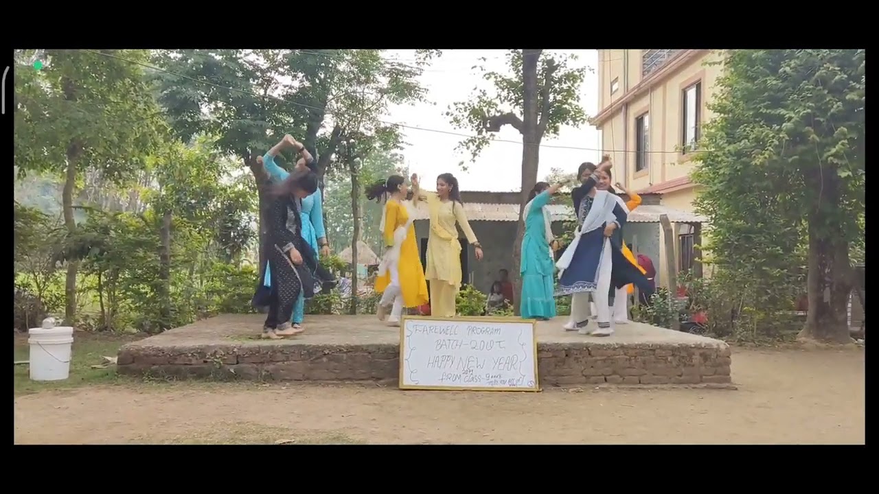 😍Gorkha Modern School Farewell Dance by 9th Class Girls - YouTube