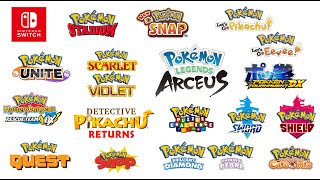 Evolution of ALL Pokemon Nintendo Switch Games 2017-2024