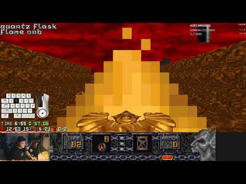 Скоростное прохождение на игру Heretic SotSR на сложности Black Plague Эпизод 2 за 7:19