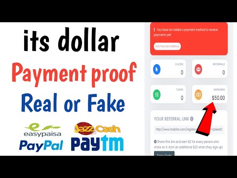 its dollar payment proof | its dollar real or fake | How to complete tasks in its dollar website