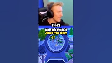 When A Random Kid Joined Tfue 😁 #tfue #fortnite #trending