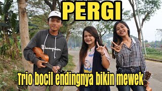 PENGAMEN TRIO BOCIL‼️membawakan lagu d'paspor...!!! Ko dengernya sedih banget