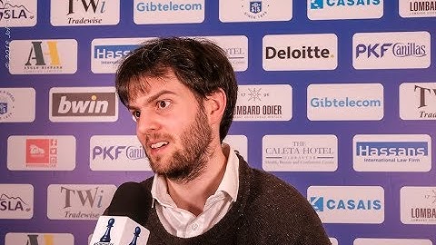 Round 8 Gibraltar Chess post-game interview with Nils Grandelius
