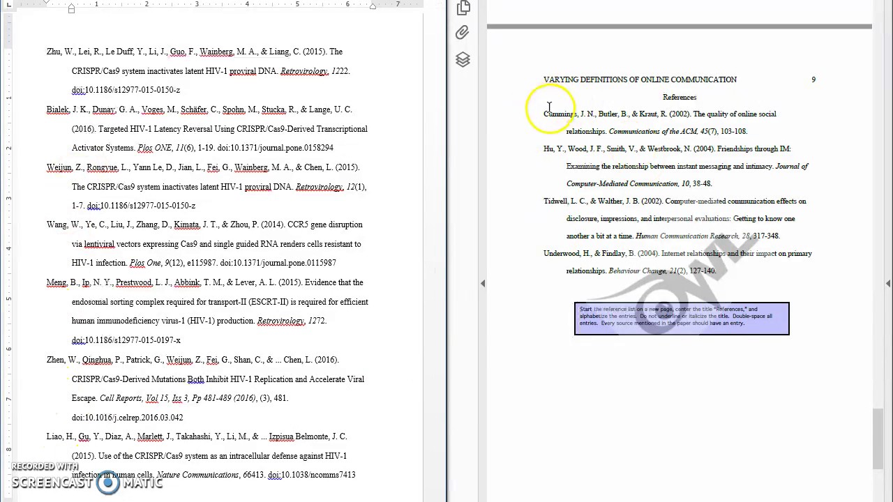 Formatting an APA 6th edition References Page (Current for 2018) 2019