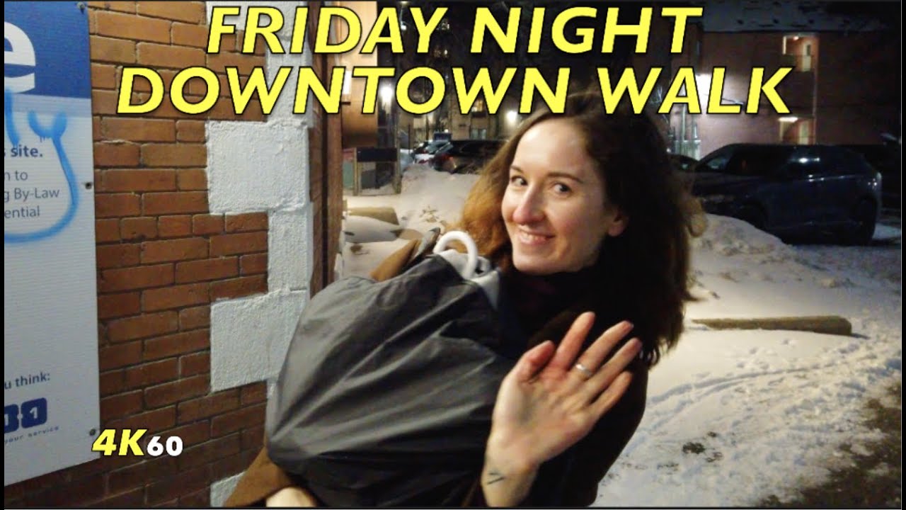 Downtown Toronto Nighttime Walk & Talk - Heading To My Neighbourhood From Union Station With Meghan