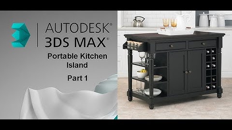 3ds max tutorial, Portable Kitchen Island