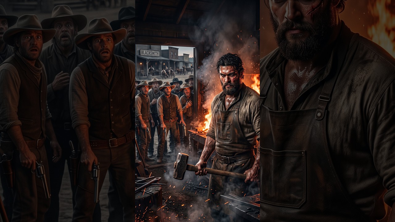 12 Outlaws Feared This Silent Blacksmith #wildwest #movie #westernstory #rdr2 #cowboystory #film