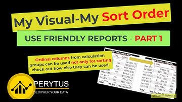 How to do custom sort of Calculation Items in a Power BI Calculation Group - Part 1