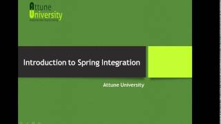 Spring Integration Self Paced Training