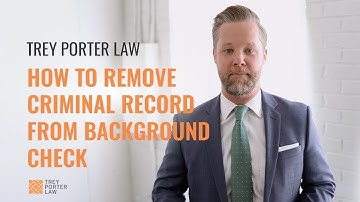 How to stop your criminal record from showing on background checks!