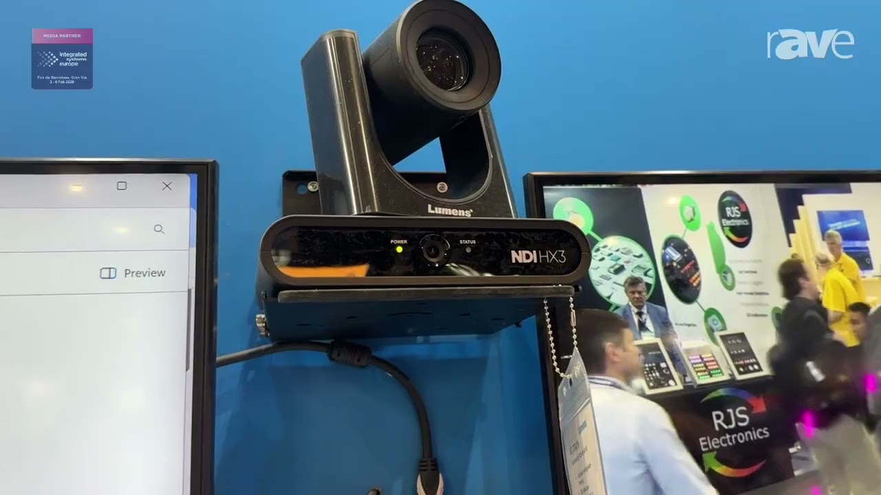 ISE 2026: Lumens Presents VC-TR41N AI-Powered Auto-Tracking Camera