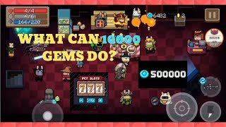 What can 10,000 gems do in slot machine Part 1 | Soul Knight