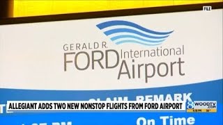 Allegiant adds two new nonstop flights from Ford Airport