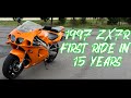 1997 Kawasaki ZX7R first ride in 15 years Will it make it home?