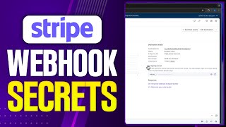 How To GET Webhook Secrets On Stripe (NEW 2026)