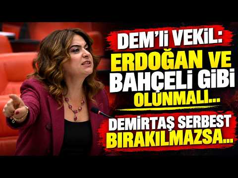 DEM Party's Koçyiğit Outcries in Parliament: Erdoğan, Bahçeli Must Be Decisive! If Demirtaş Is No...