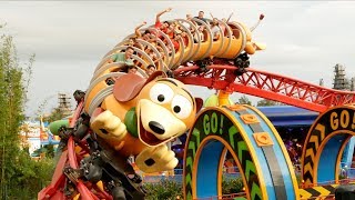 Slinky Dog Dash 4K Offride Footage Disney's Hollywood Studios