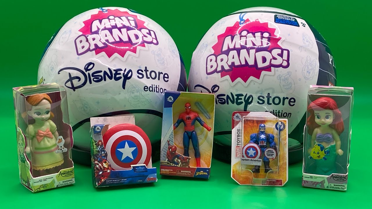 ASMR Mini Brands Disney Store Unboxing Blind Bag 2 No speak 