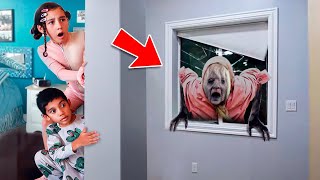 A Scary Old Lady Broke into Our House!! *CREEPY* | Jancy Family