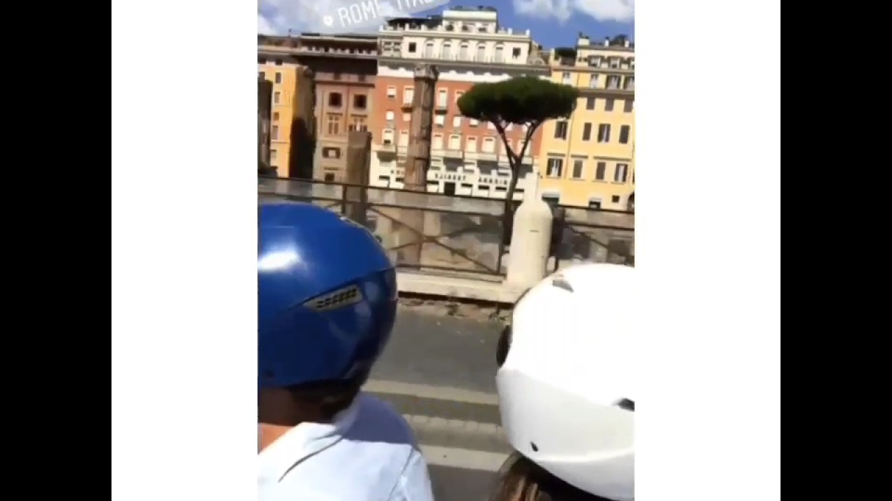 Iván Sánchez y Ana Brenda en su viaje a Italia.