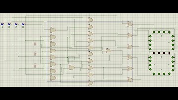 7 Segment Design and Simulation on Proteus