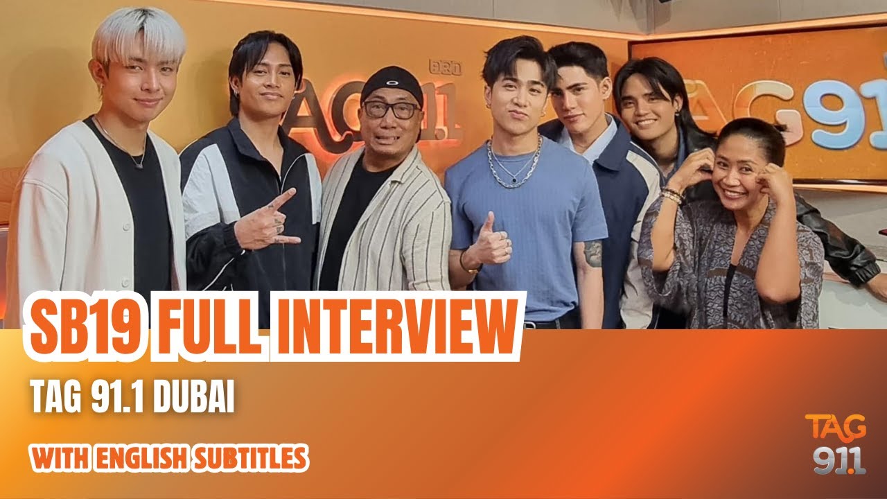 [ENG SUB] SB19 Full Interview on TAG 91.1 in Dubai - April 23, 2024