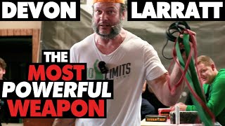 Devon Larrat predicts the FUTURE of Armwrestling! The most Powerfull Weapon will be...!