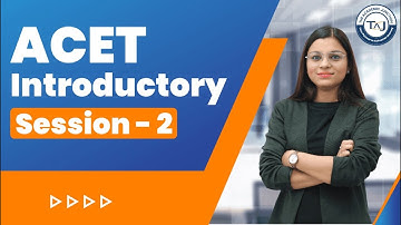 ACET Latest Introductory Video | By Silky Goyal | The Academic Junction