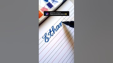 Ethan- Writing name in beautiful  cursive #cursive #shorts #shortfeed