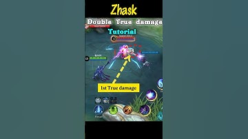 Zhask New Bug: 2x True damage #mobilelegends #mlbb