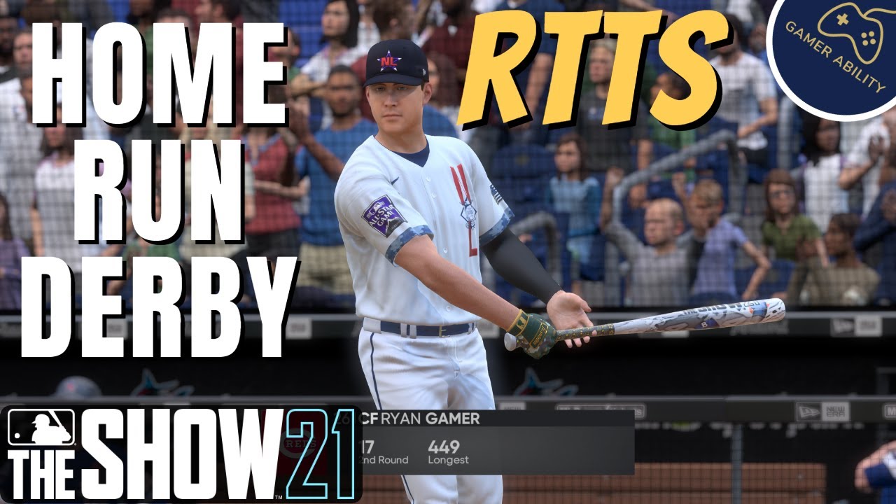 1st Home Run Derby! MLB The Show 21 Road to the Show ep 75 YouTube