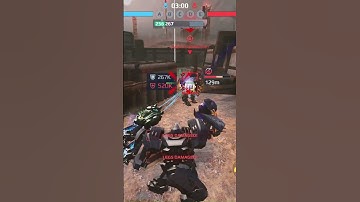 💥 Rook Tries to Crush Mauler… BIG Mistake! #warrobots #gaming #wrshorts