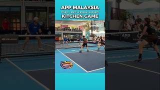 Kitchen Game Ronan Camron Zachary Merceau APP Malaysia Pickleball #pickleball #pickleballstrategy