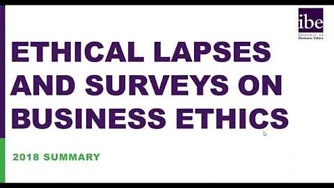 IBE Briefing Webinar - What are the hot ethical topics E&C practitioners need to know?