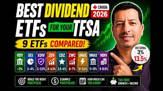 Best Dividend ETFs for Your TFSA in 2026 🇨🇦 | 9 Canadian ETFs Compared