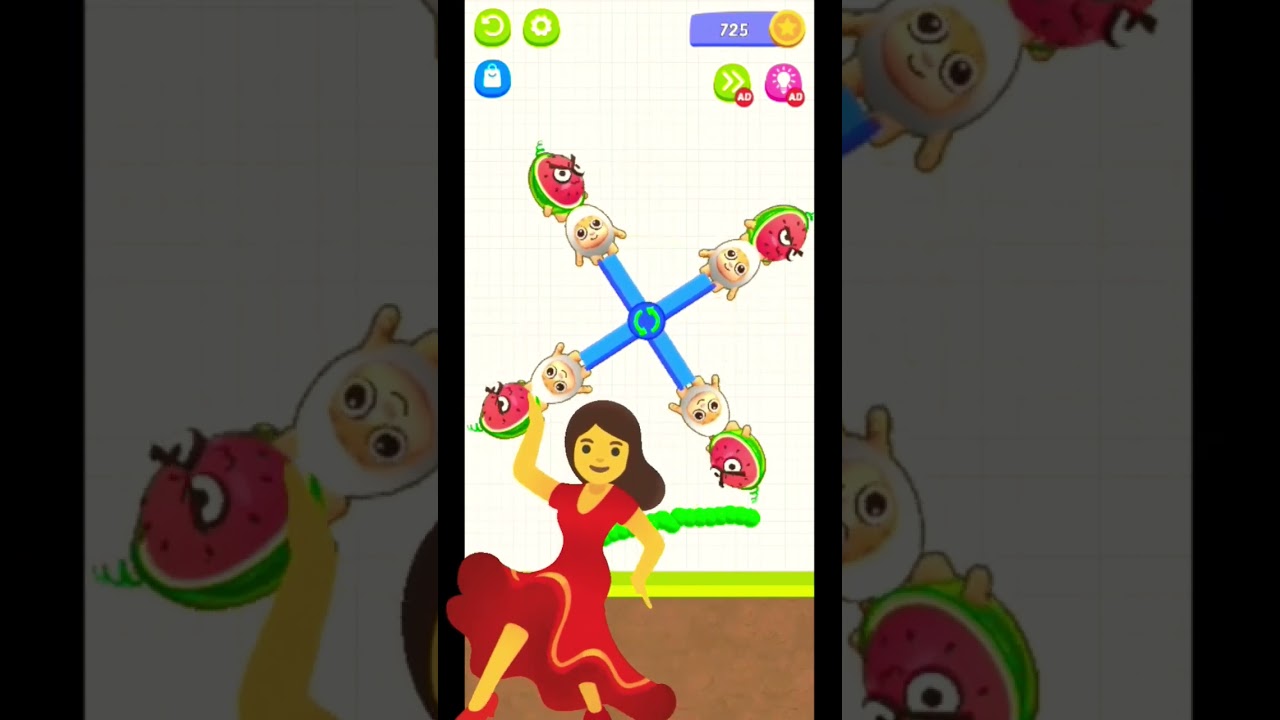 Draw to crash watermelonpuzzle// level 98Full complete