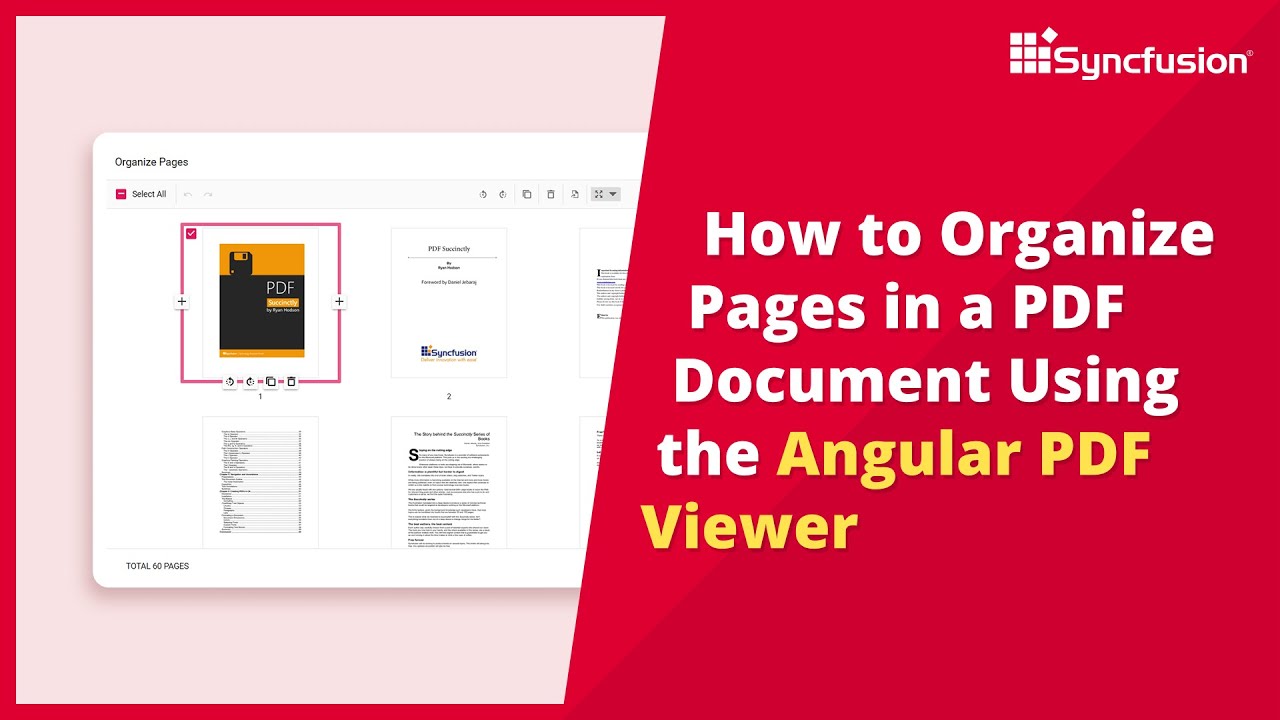How to Organize Pages in a PDF Using the Angular PDF Viewer - YouTube
