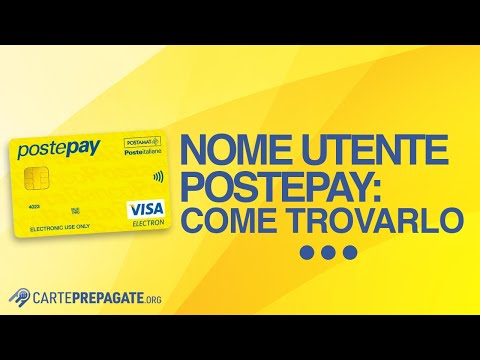 Nome Utente Postepay (Poste Italiane): Qual è? Come lo recupero?