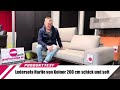 Ledersofa Harlie von Koinor 200 cm schick und soft by Profischnapp