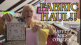 Fabric Haul!!  This is a big one!!