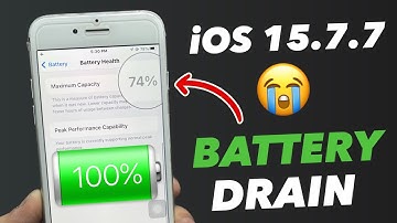 iOS 15.7.7 - Battery Drain Fast after update  - iOS 15.7.7 Battery Test on iPhone 7