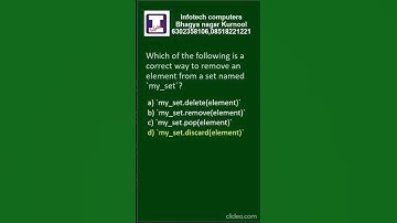 98 Learn Python Programming with MCQs | Infotech Computers kurnool | DR.S.Prem Kumar