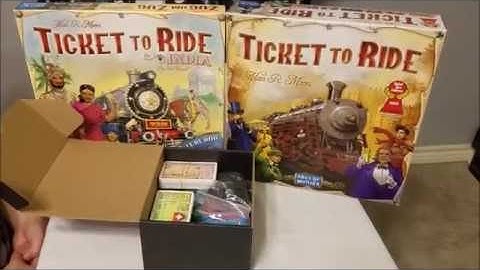 Ticket to Ride and India Expansion BITBOX Test