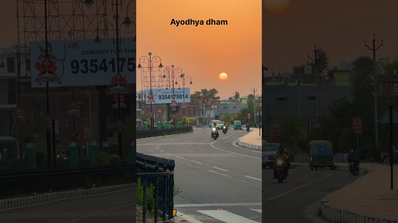 Ayodhya airport road😍
