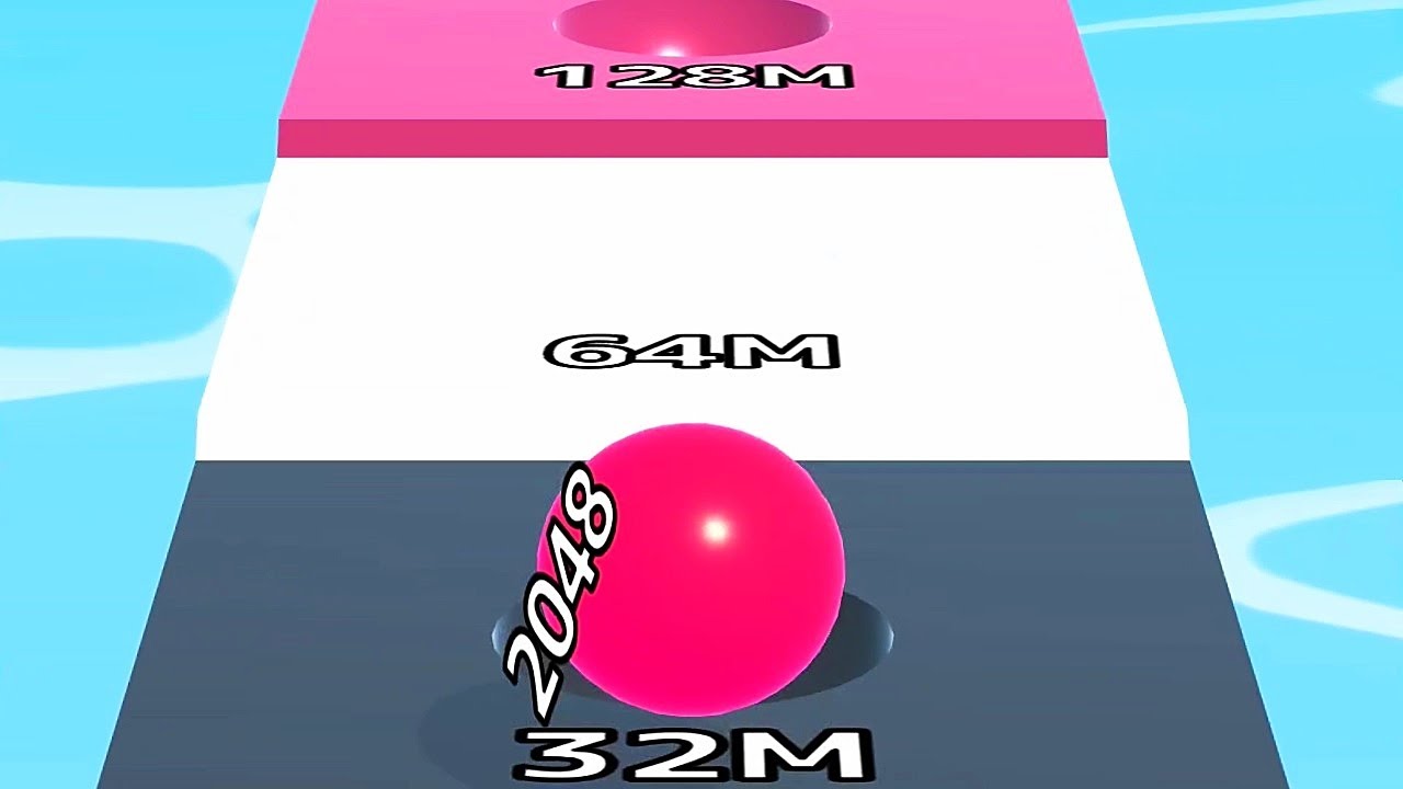 Ball Run Infinity Number Up To (128M, 256M, 512M, 1024M) ! All Levels ...