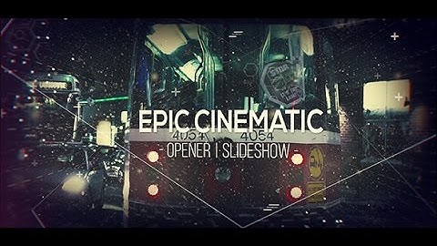 Epic Cinematic Parallax Opener | Slideshow (After Effects template)