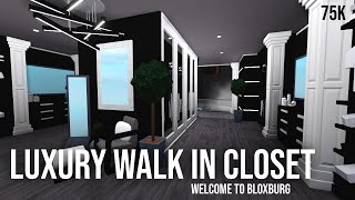 LUXURY WALK IN CLOSET | MODERN CLOSET | MODERN FAMILY HOME | Welcome to bloxburg | ROBLOX