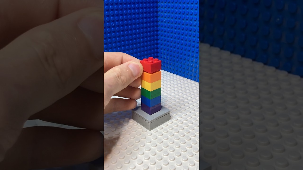 Infinite Lego Building #satisfying #viral #animation #bricks